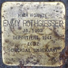 Stolperstein en memoria de Emmy Rothgiesser