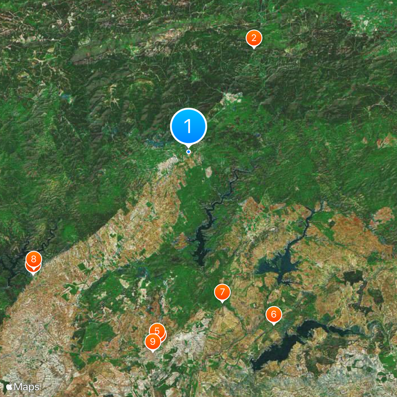 Navas de Tolosa Mappa