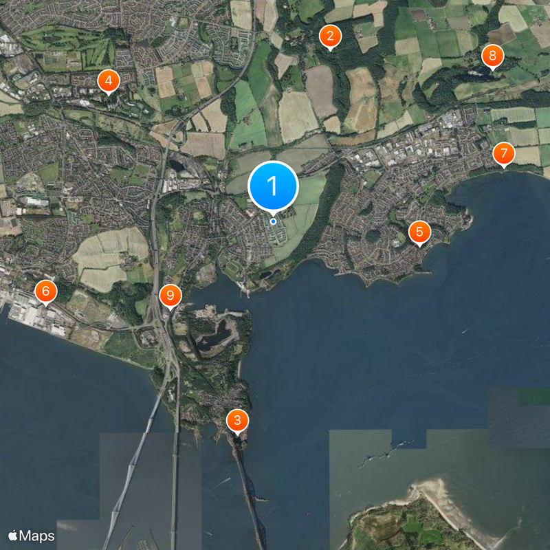 Inverkeithing Map