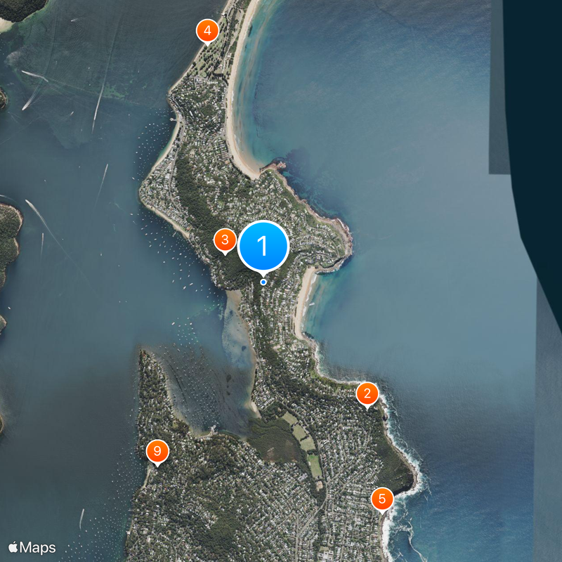 Northern Beaches Map