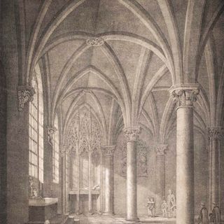 Interior of Chapelle Saint-Jean-Baptiste