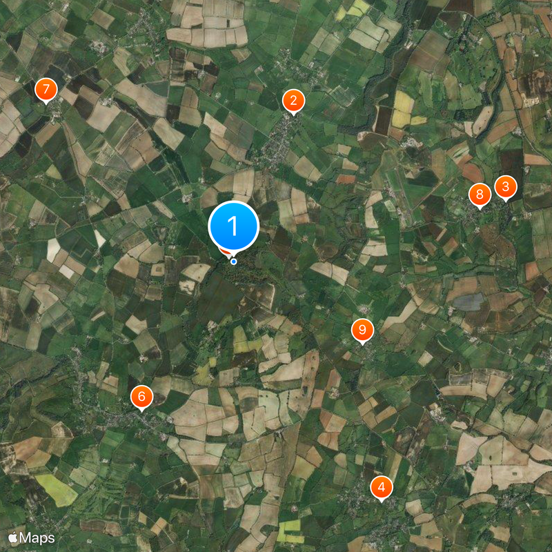 Compton Wynyates Map