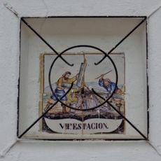 Station VII of the Via Crucis of Xirivella