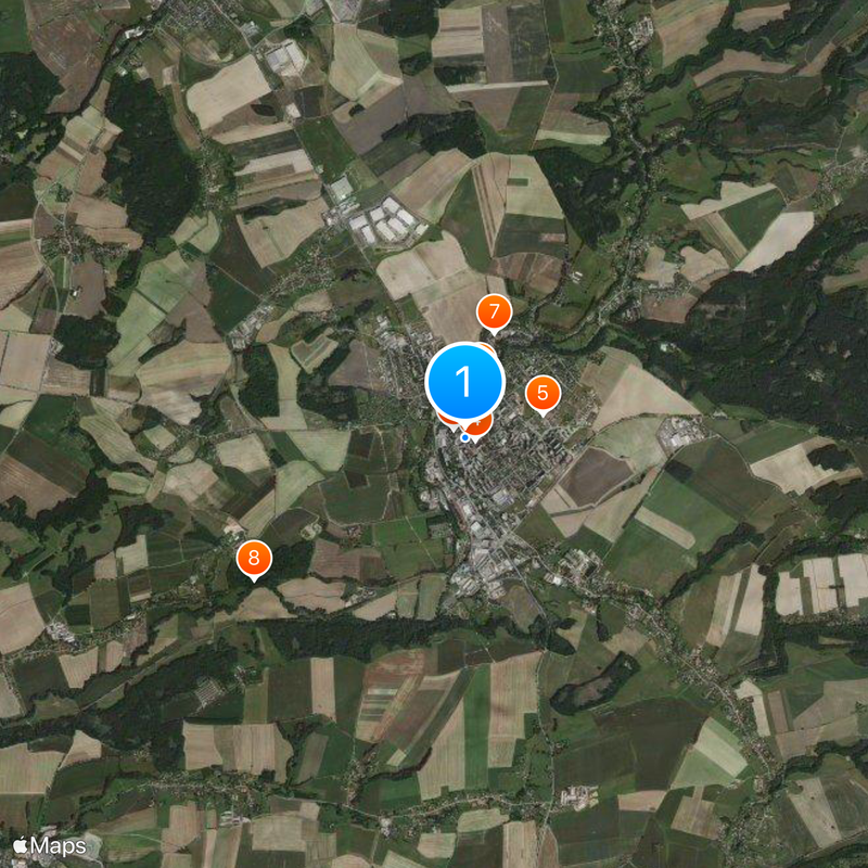 Rychnov nad Kněžnou Mappa