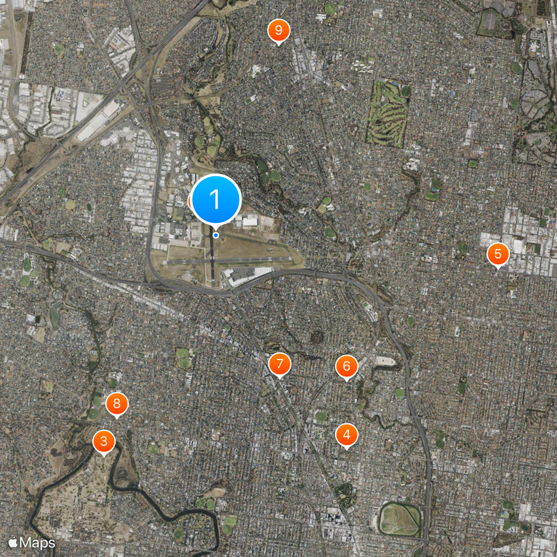 Essendon Airport Map