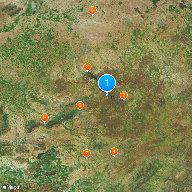 Lagunas de Ruidera Natural Park Map