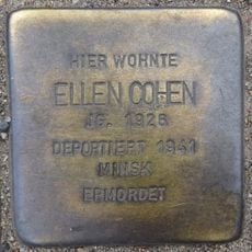 Stolperstein à la mémoire d’Ellen Cohen