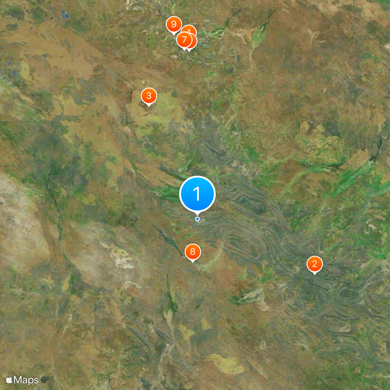 Karlu Karlu / Devils Marbles Conservation Reserve Map
