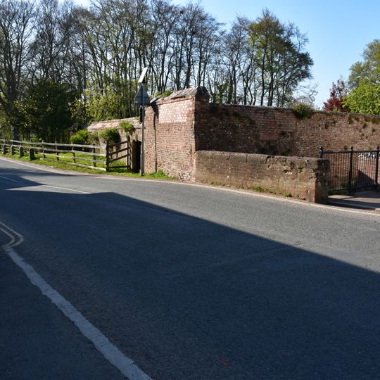 Garden Walls Approximately 1.5 Metres West Of Mill House