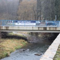Bridge over the Loděnice nearby the monastery in Svatý Jan pod Skalou