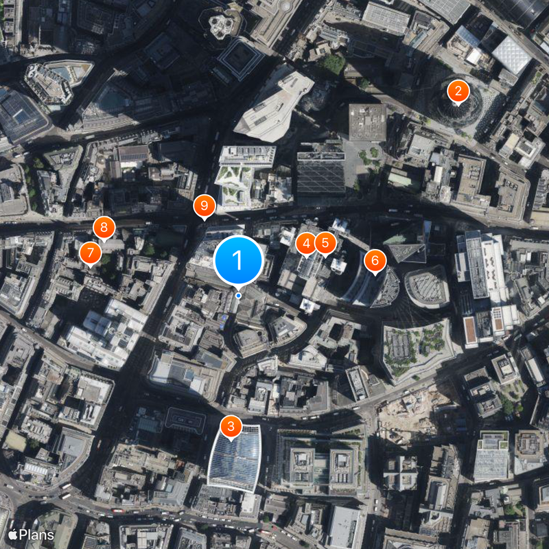 Leadenhall Market Mapa