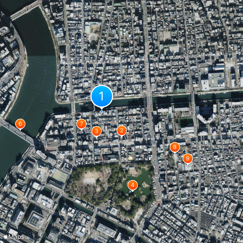 Takadagawa Stable Mapa