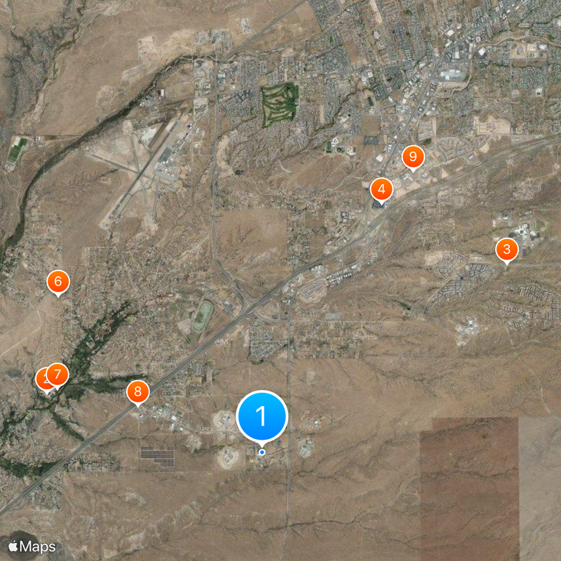 Penitentiary of New Mexico Mapa