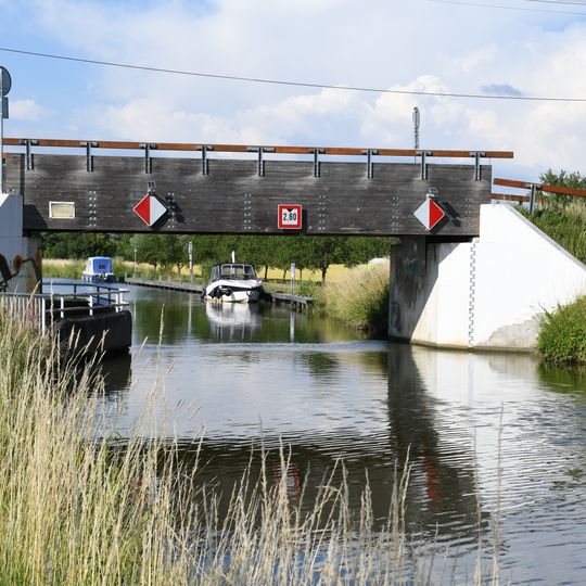 Bridge over the Baťa Canal by Huštěnovice