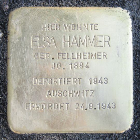 Stolperstein für Elsa Hammer