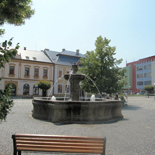 Fountain at Mariánské náměstí