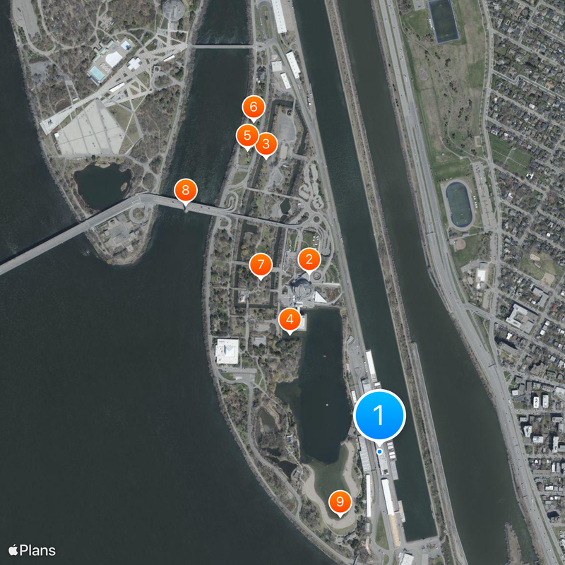 Circuit Gilles Villeneuve Map