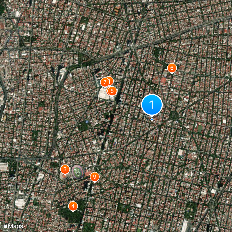 Escuela Nacional Preparatoria Map