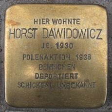 Stolperstein en memoria de Horst Dawidowicz