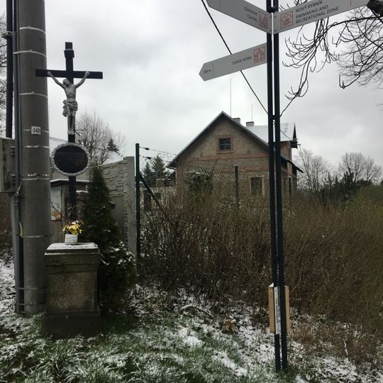 Kříž v Mixově ulici v Příbrami