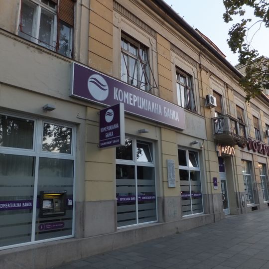 Bâtiment situé 2 rue de la JNA à Pančevo