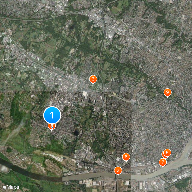 Saint-Herblain Mappa