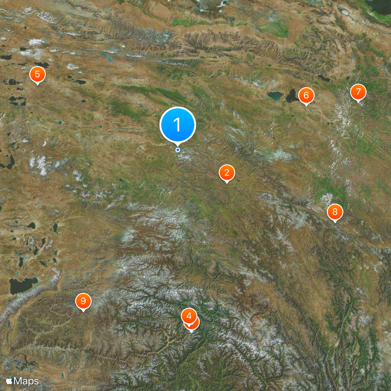 Mekong Mapa