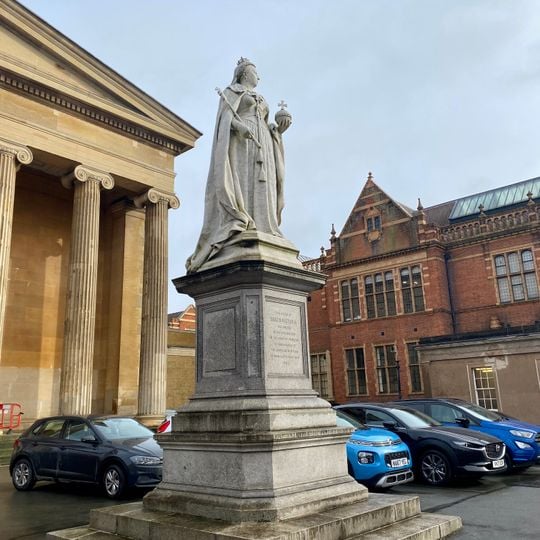 Statue of Queen Victoria Approximately 15 Metres to West of Shire Hall