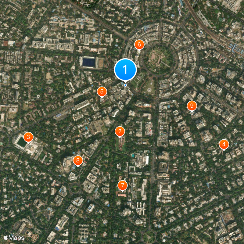 Madame Tussauds Delhi Map