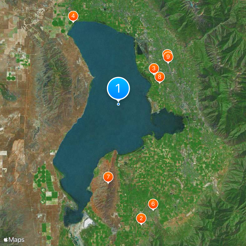 Utah Lake Map
