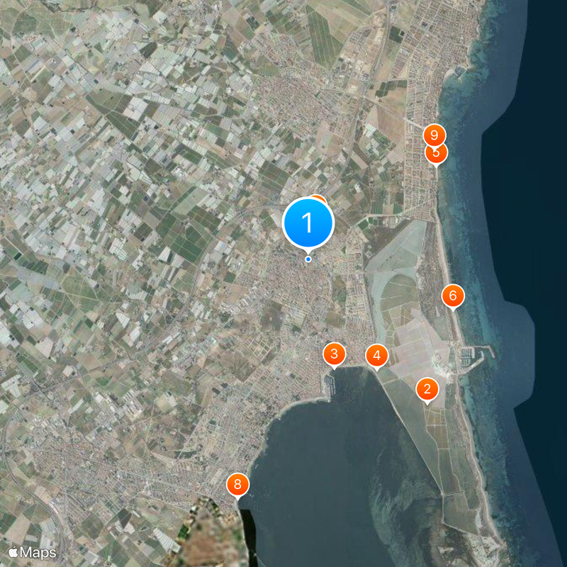 San Pedro del Pinatar Map