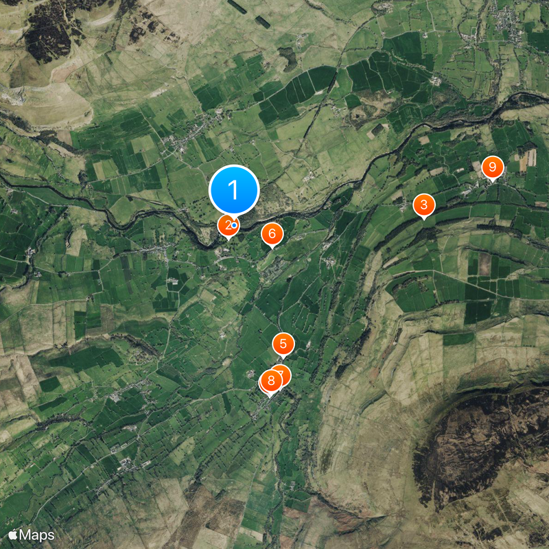 Aysgarth Falls Mappa