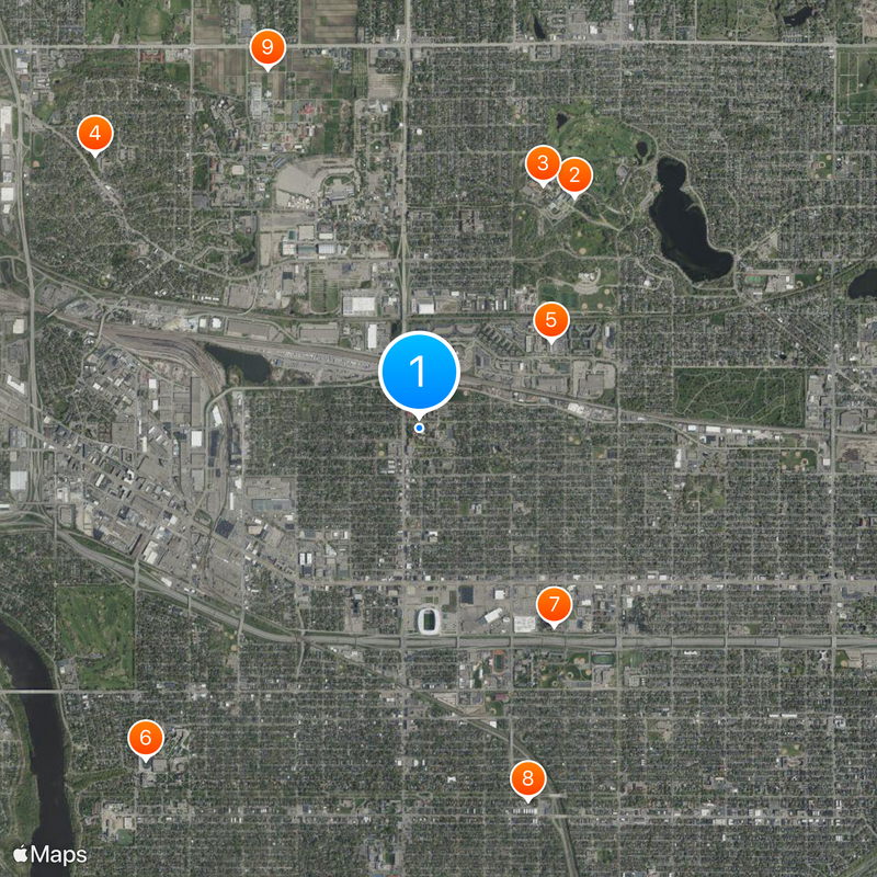 Hamline University Map