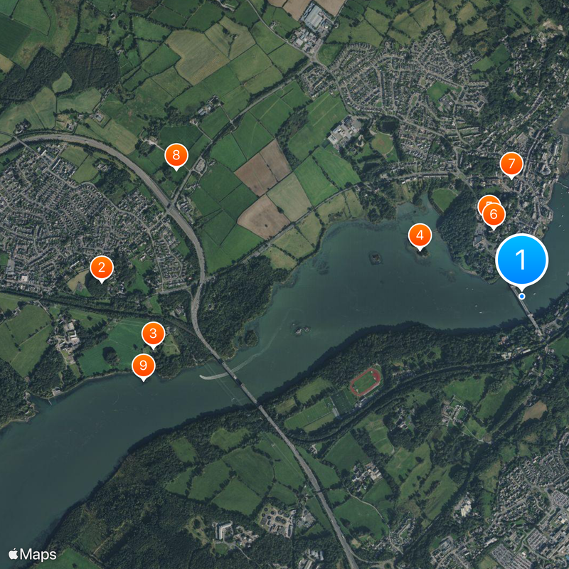 Pont suspendu de Menai Carte