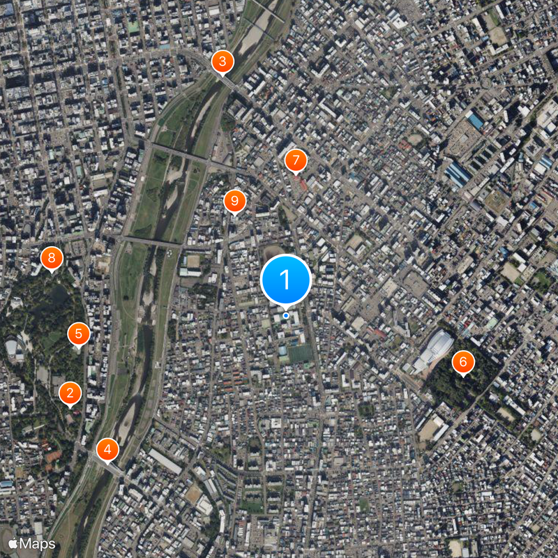 Hokkai Academy Map