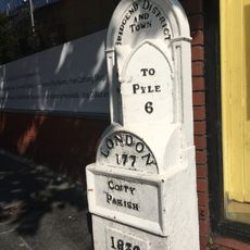 Milepost Outside New Cords & Zenith Windows Ltd.Dunraven Place