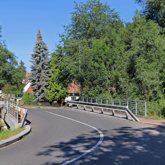 Most ulice Do Lipan přes Říčanský potok