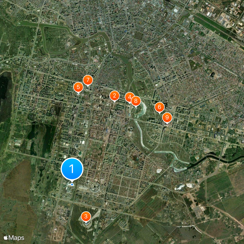 Nazarbayev University Map