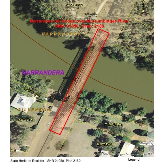 Murrumbidgee River railway bridge, Narrandera