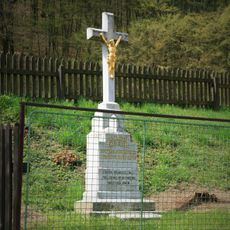 Wayside cross in Zahrada, near chapel