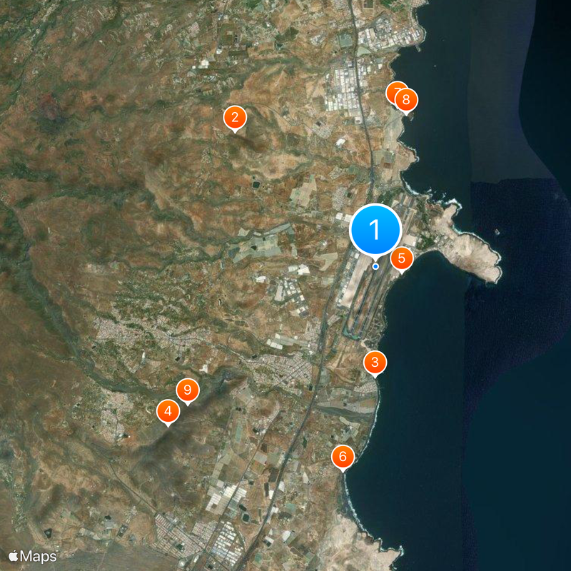 Gran Canaria Airport Map