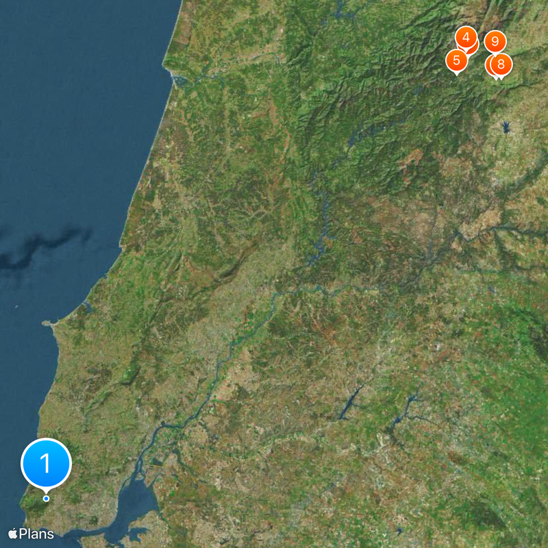 Palácio Nacional da Pena Mapa