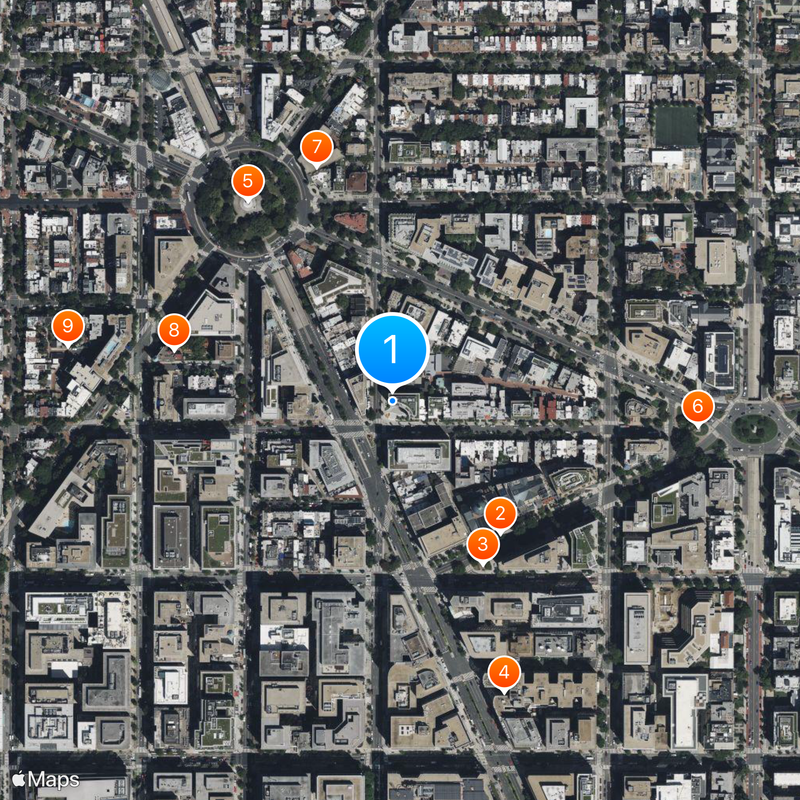National Association of Broadcasters Map