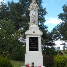 Statue of Virgin Mary in Zálesní Lhota