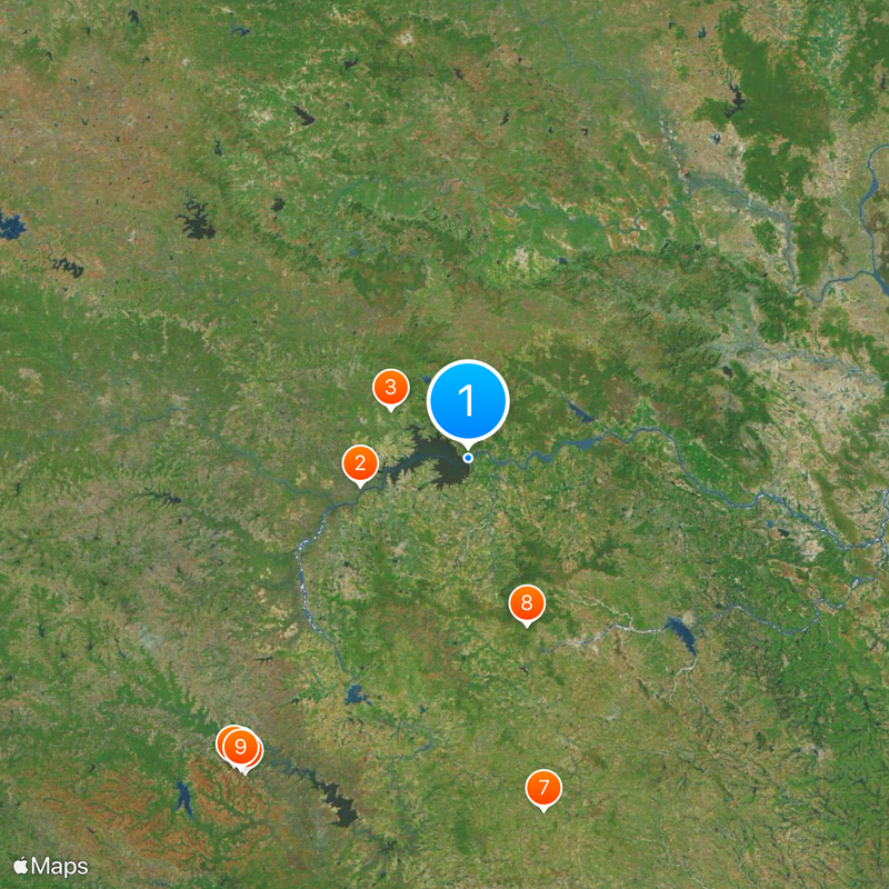 Sriram Sagar Project Map