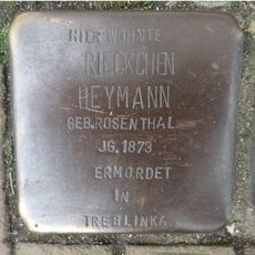 Stolperstein dedicated to Rieckchen Heymann