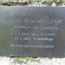Pomník Wilhelma Langeho v Jizerce