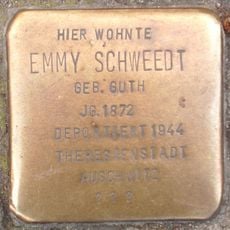Stolperstein à la mémoire d’Emmy Schweedt