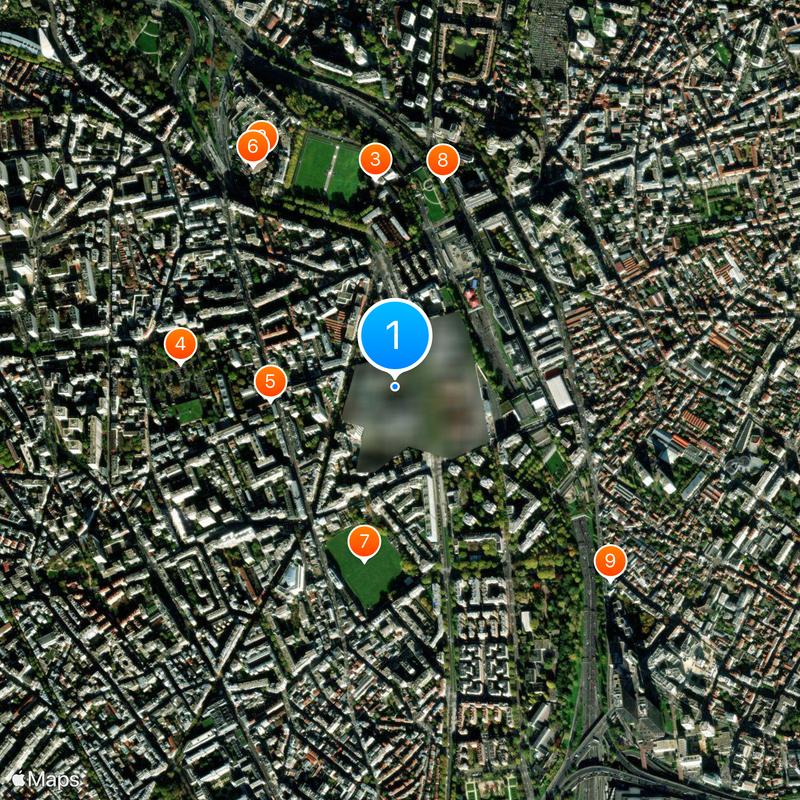 Servicio de Documentación Exterior y Contraespionaje Mapa