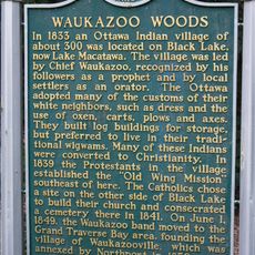 Waukazoo Woods Historical Marker